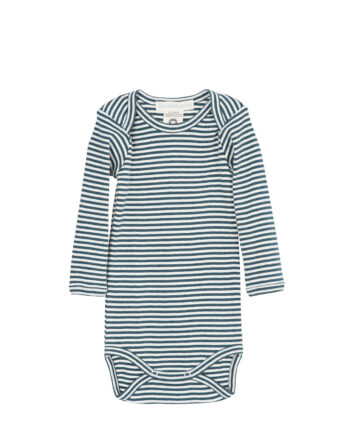 Hvid Serendipity Baby Body Stripe Atlantic Offwhite - Babyboks