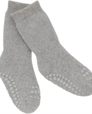 Gobabygo Strømper Tyk Bomuld Grey Melange - Gobabygo Babyboks  - 5712736000395
