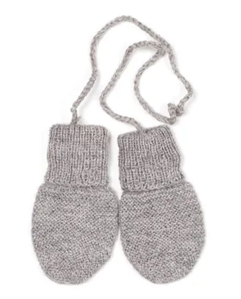 Huttelihut Luffer Light Grey Alpaca Uld - Huttelihut Babyboks  - 5713438013898