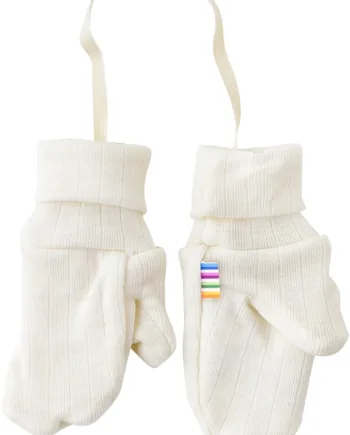Hvid Joha Luffer Uld Tommelfinger - Joha Babyboks
