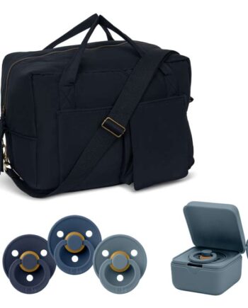 Konges Sløjd Pusletaske All You Need Bundle No1 Navy - Konges Sløjd Babyboks  - 5744005386695