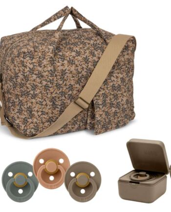 Konges Sløjd Pusletaske All You Need Bundle No1 Orangery Beige - Konges Sløjd Babyboks  - 5744005386701