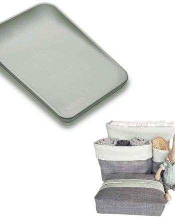 Grøn Leander Matty Puslepude Inkl Loukrudt Puslesæt Sage Green Dusty Mint - Loukrudt Babyboks