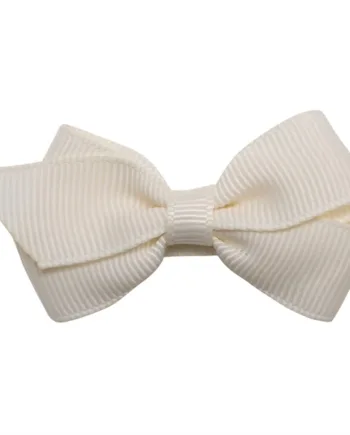 Hvid Little Wonders Sløjfe Viola Grosgrain Antique - Little Wonders Babyboks  - 5714585011478