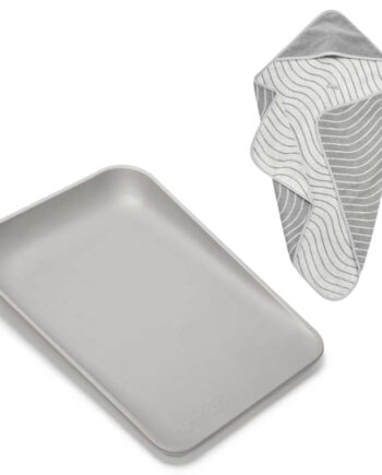 Leander Matty Puslepude Inkl Hoodie Pearl Grey - Leander Babyboks  - 5744005386909