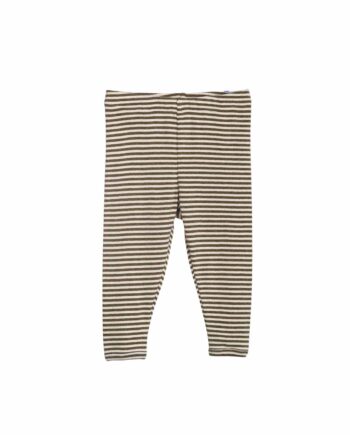 Grøn Serendipity Leggings Baby Stribet Mørke - Babyboks